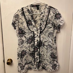 Maurice’s Women’s Top Black/White Size XL